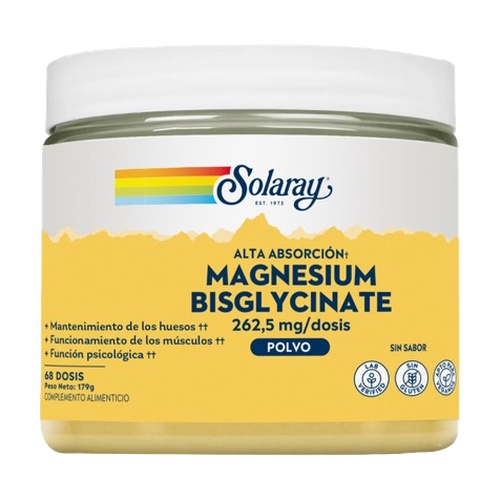 MAGNESIO BISGLYCINATE polvo (179 g)