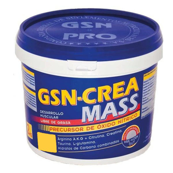 GSN - CREA MASS  Sabor naranja (2 kg.)