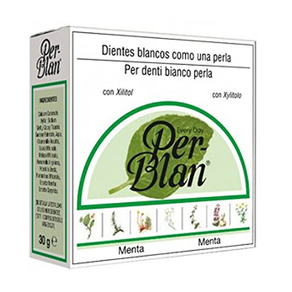 PERBLAN DENTFRICO Blanqueante menta (30 gr.)