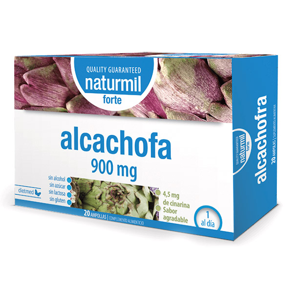 NATURMIL - ALCACHOFA FORTE 900 mg. (20 ampollas)