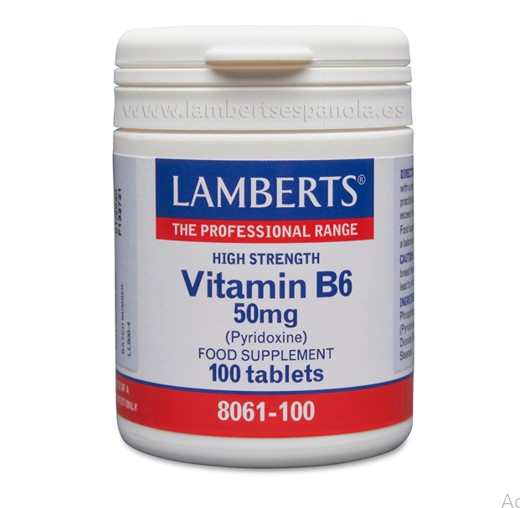 VITAMINA B6 50 mg (100 comprimidos)