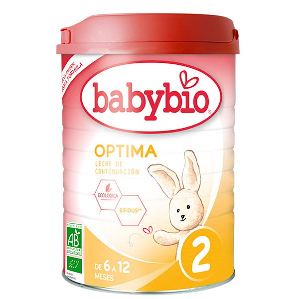 BABYBIO OPTIMA LECHE CONTINUACION Nº 2 bio (800 gr.)