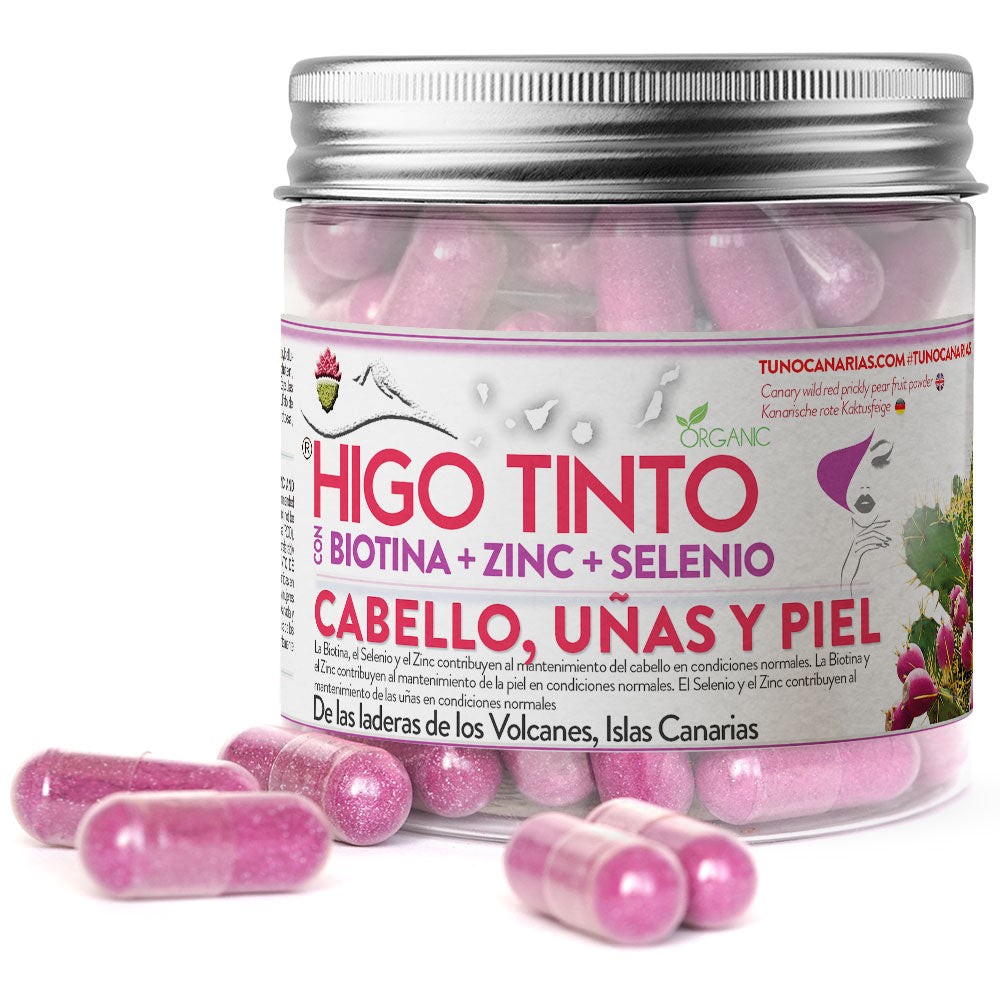 HIGO TINTO CON BIOTINA + ZINC + SELENIO (90 cpsulas)