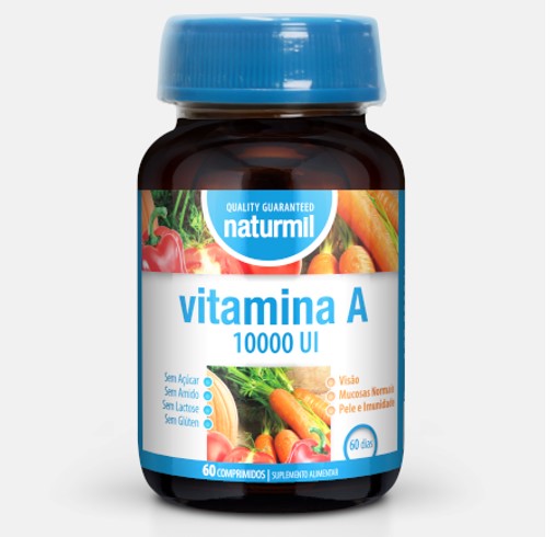 NATURMIL - VITAMINA A 10000 UI (60 comprimidos)