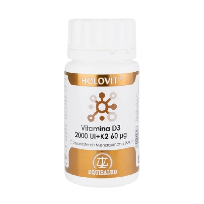 HOLOVIT VITAMINA D3 2000 UI+ K2 60 g (50 cpsulas)