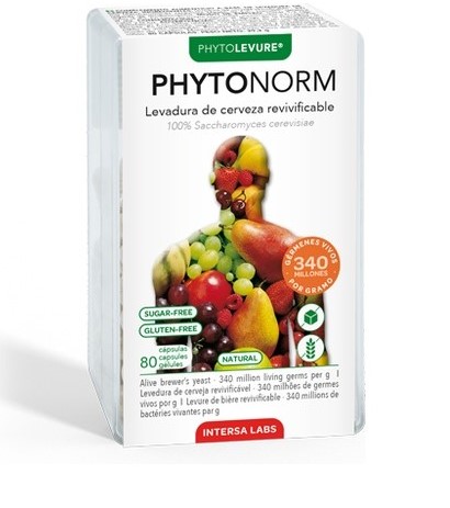 PHYTONORM Levadura de cerveza viva (80 cpsulas)