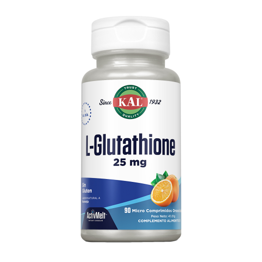 L-GLUTATHIONE- GLUTATION 25 mg (90 comprimidos)