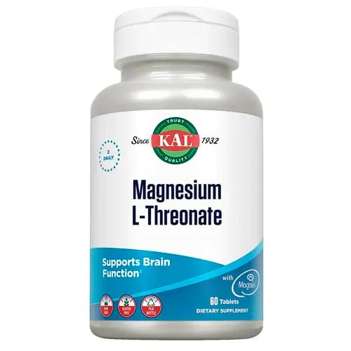 MAGNESIUM L-THREONATE- Treonato de Magnesio (60 comprimidos)