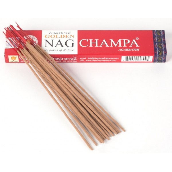 Incienso NAG CHAMPA GOLDEN (15 g, aprox 15 sticks)