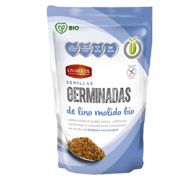 Semillas germinadas de LINO MOLIDO bio (200 g)