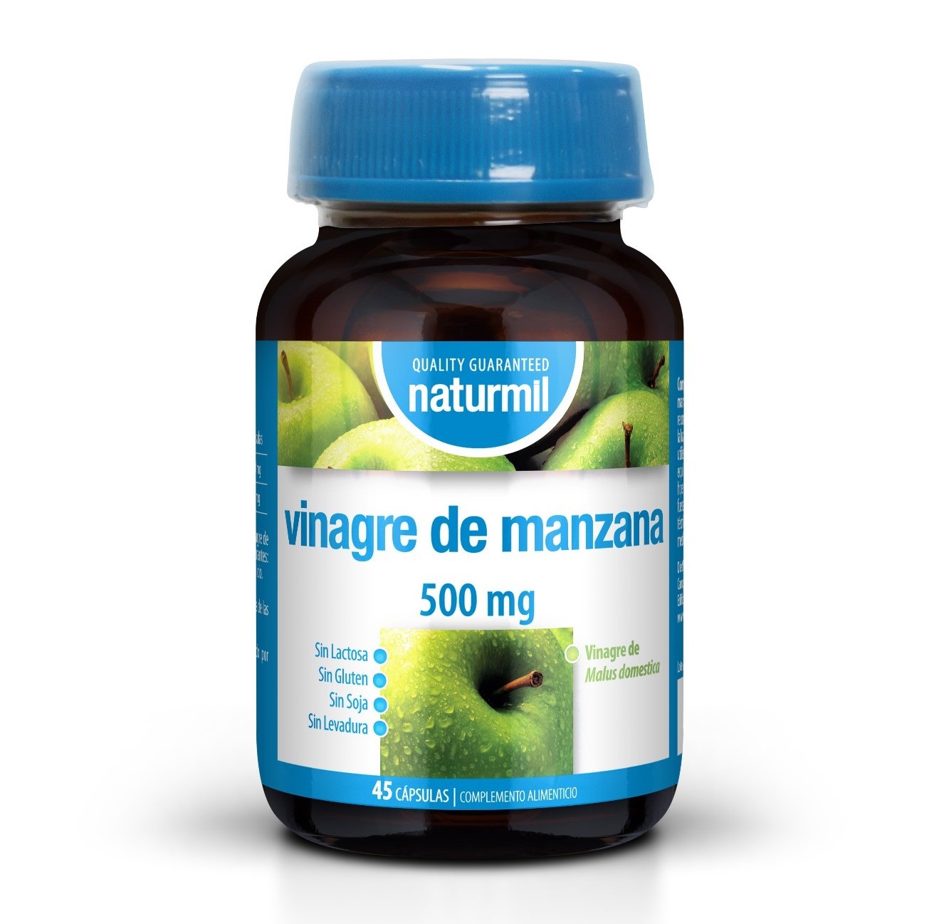 NATURMIL - SIDRA-Vinagre de Manzana  500 mg. (45 cpsulas)