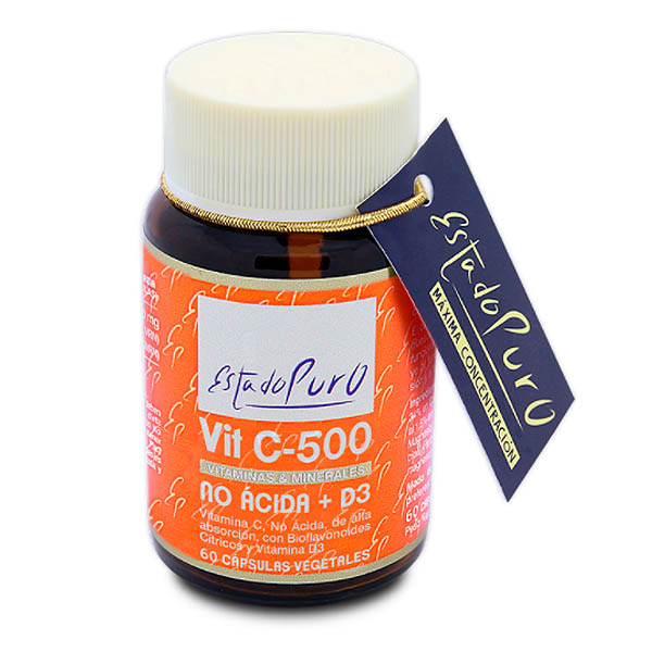 VIT C-500 + Vit D3 no cida (60 cpsulas)