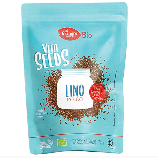 VITASEEDS semillas de lino marrn bio (300  g)